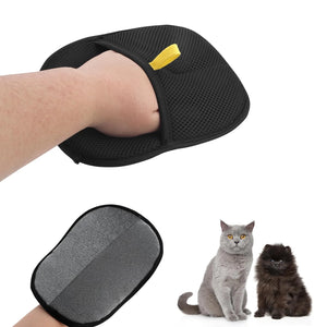 Reusable Pet Hair Removal Gloves — Double-Sided Grooming Tool