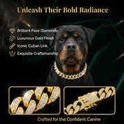 Gold-Tone Cuban Chain Fashion Collar for Dogs – Dog Apparel thumbnail
