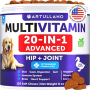 20-in-1 Dog Multivitamin Chews with Glucosamine — Daily Wellness Support – Dog Health thumbnail