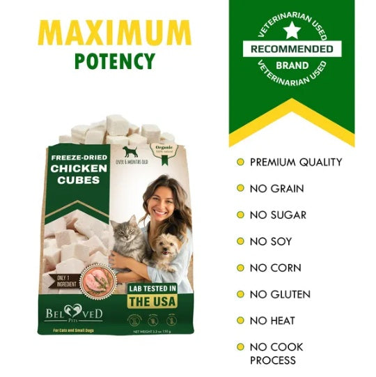 Freeze-Dried Meal Topper Cubes for Cats & Dogs (5.3 oz) – alternate view 5 of 5