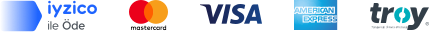 iyzico, Mastercard, Visa, American Express, troy